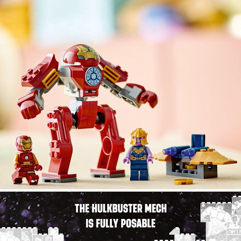 LEGO MARVEL IRON MAN HULKBUSTER VS. THANOS 76263 JUEGO DE JUGUETES DE CONSTRUCCION CON FIGURAS - 4