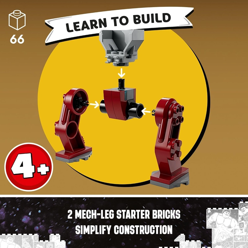 LEGO MARVEL IRON MAN HULKBUSTER VS. THANOS 76263 JUEGO DE JUGUETES DE CONSTRUCCION CON FIGURAS - 5