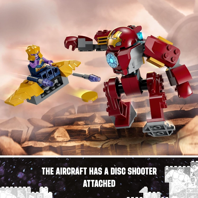LEGO MARVEL IRON MAN HULKBUSTER VS. THANOS 76263 JUEGO DE JUGUETES DE CONSTRUCCION CON FIGURAS - 6