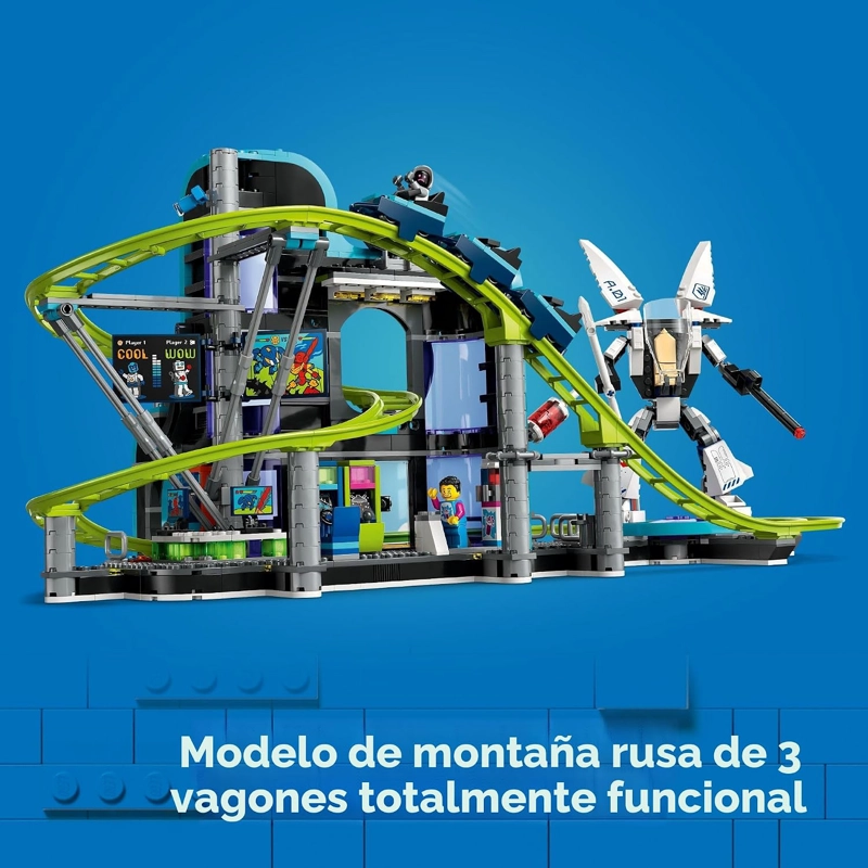 LEGO CITY ROBOT WORLD MONTAÑA RUSA KIT DE MAQUILLAJE SET DE CONSTRUCCION - JUGUETE DE INGENIERIA - 3