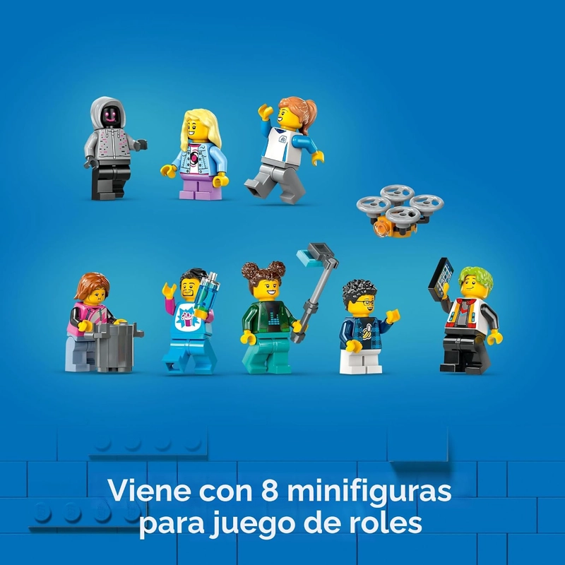LEGO CITY ROBOT WORLD MONTAÑA RUSA KIT DE MAQUILLAJE SET DE CONSTRUCCION - JUGUETE DE INGENIERIA - 6