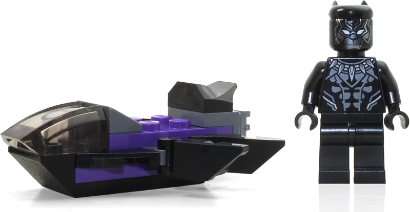 LEGO MARVEL AVENGERS SUPER HEROES MINIFIGURA - PANTERA NEGRA CON JET EDICION LIMITADA - 3