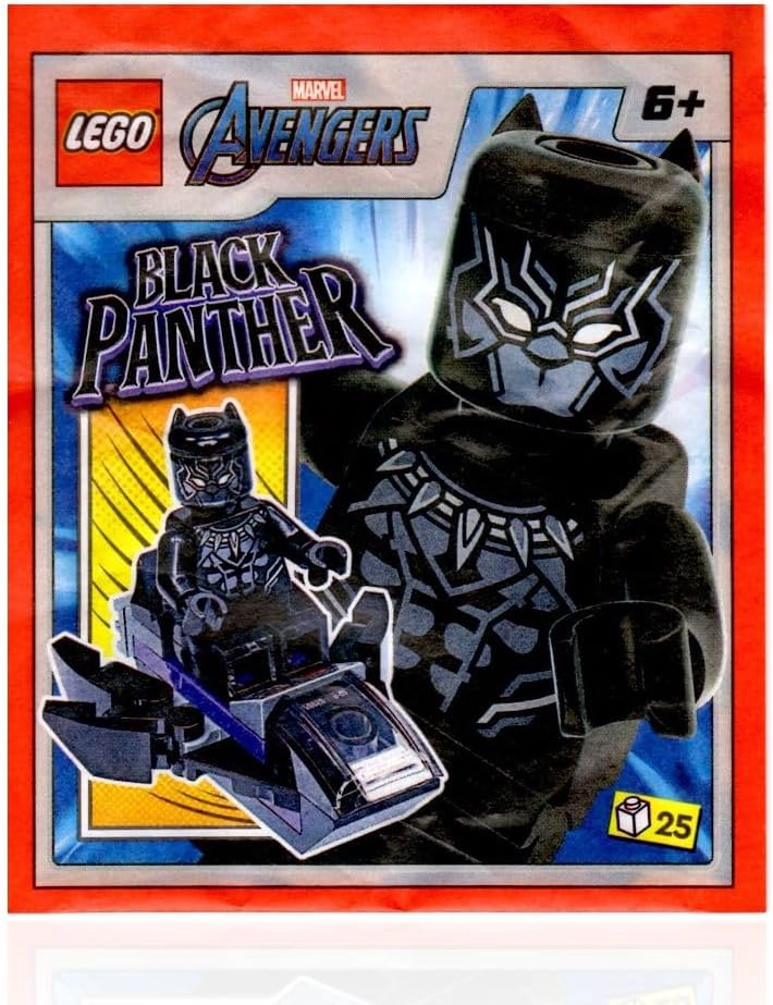 LEGO MARVEL AVENGERS SUPER HEROES MINIFIGURA - PANTERA NEGRA CON JET EDICION LIMITADA - 5