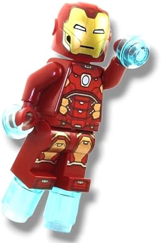 LEGO HEXAGONO PLATEADO DE IRON MAN EN EL PECHO Y EXPLOSIONES DE PODER PARA MANOS Y PIES - 4
