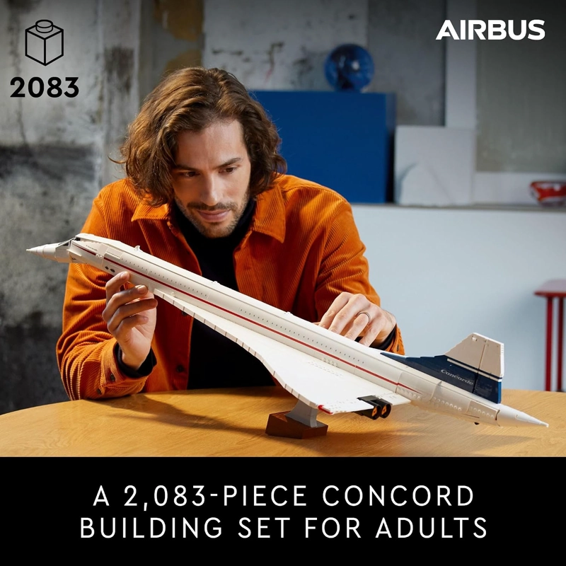 LEGO ICONS CONCORDE MODELO DE AVION, REGALO PARA ADULTOS, CONSTRUYE UN MODELO RE PLICA DEL AVION - 2