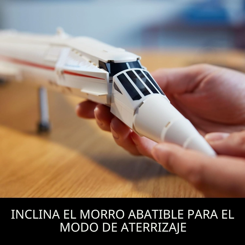 LEGO ICONS CONCORDE MODELO DE AVION, REGALO PARA ADULTOS, CONSTRUYE UN MODELO RE PLICA DEL AVION - 4