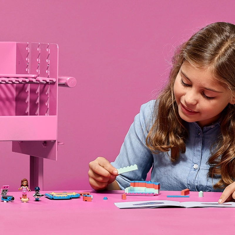 LEGO FRIENDS OLIVIA S SUMMER HEART BOX 41387 KIT DE MAQUILLAJE DE CONSTRUCCION, NUEVO 2019 93 PIEZAS - 2
