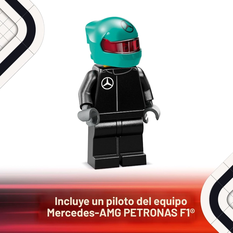 LEGO SPEED CHAMPIONS MERCEDES-AMG F1 W15 VEHICULO DE CARRERA DE JUGUETE - KIT DE MAQUILLAJE SET - 4
