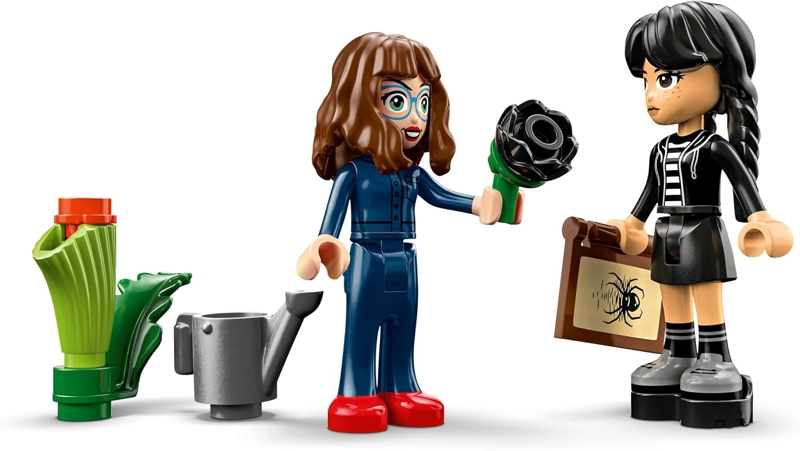 LEGO WEDNESDAY - JUGUETE DE CONSTRUCCION DE FLORES DE DALIA NEGRA, JUEGO DE SIMULACION PARA NIÑAS - 5