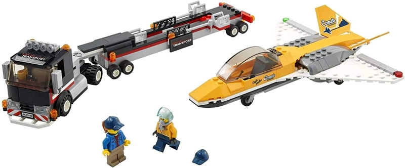 LEGO CITY AIRSHOW JET TRANSPORTER 60289 KIT DE MAQUILLAJE DE CONSTRUCCION DIVERTIDO JUEGO - 4