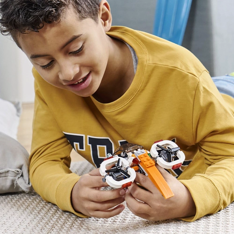 LEGO CREATOR 3 EN 1 DRONE EXPLORER 31071 KIT DE MAQUILLAJE DE CONSTRUCCION 109 PIEZAS DESCONTINUADO - 2
