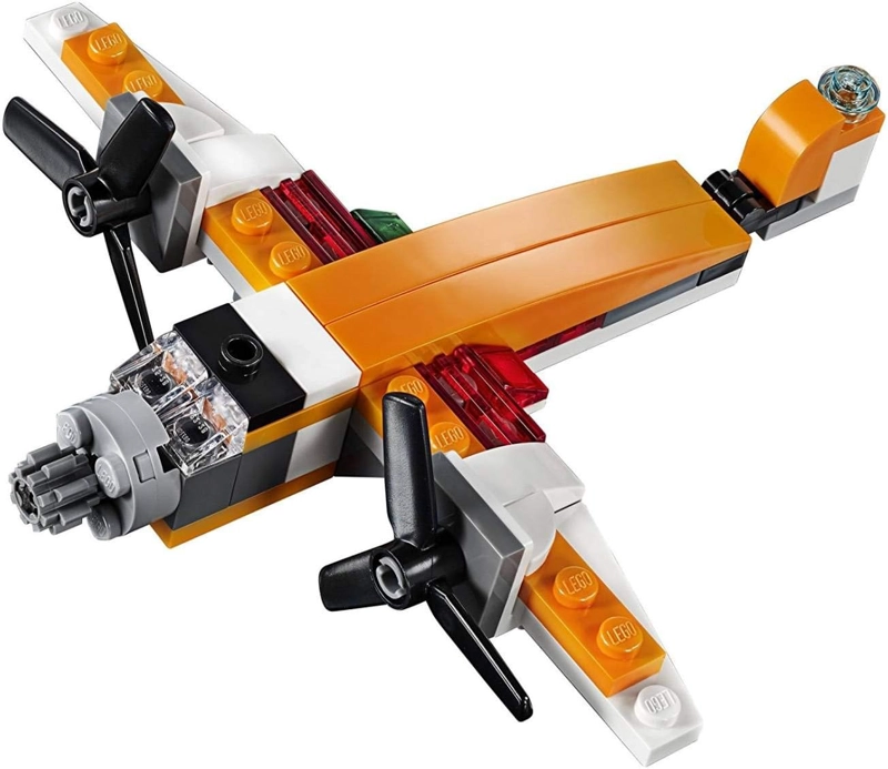 LEGO CREATOR 3 EN 1 DRONE EXPLORER 31071 KIT DE MAQUILLAJE DE CONSTRUCCION 109 PIEZAS DESCONTINUADO - 4