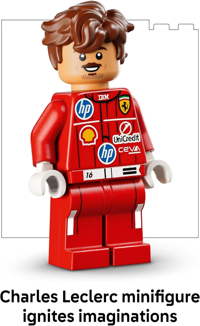 LEGO EDITIONS SCUDERIA FERRARI HP CHARLES LECLERC CASCO JUEGO DE CONSTRUCCION PARA ADOLESCENTES - 6