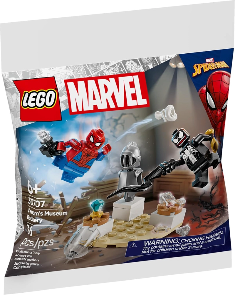 LEGO MARVEL SPIDER-MAN VENOM S MUSEUM ROBBERY - JUEGO DE CONSTRUCCION 30707, 36 PIEZAS, A PARTIR - 1