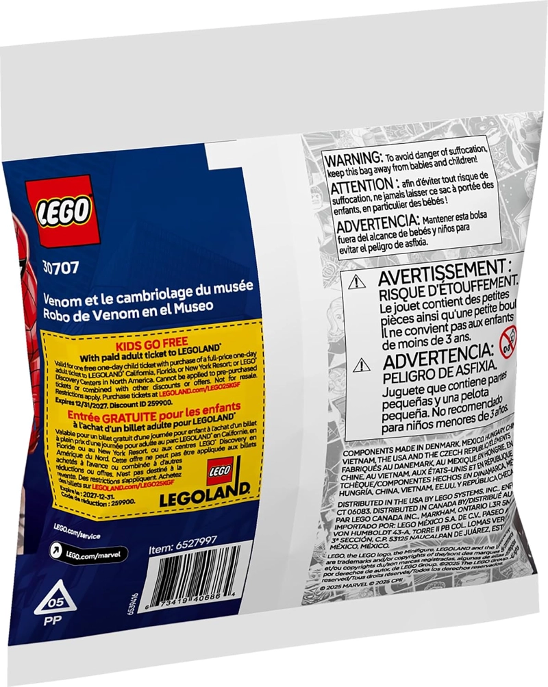LEGO MARVEL SPIDER-MAN VENOM S MUSEUM ROBBERY - JUEGO DE CONSTRUCCION 30707, 36 PIEZAS, A PARTIR - 3