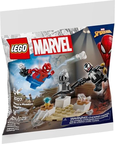 LEGO MARVEL SPIDER-MAN VENOM S MUSEUM ROBBERY - JUEGO DE CONSTRUCCION 30707, 36 PIEZAS, A PARTIR - 4