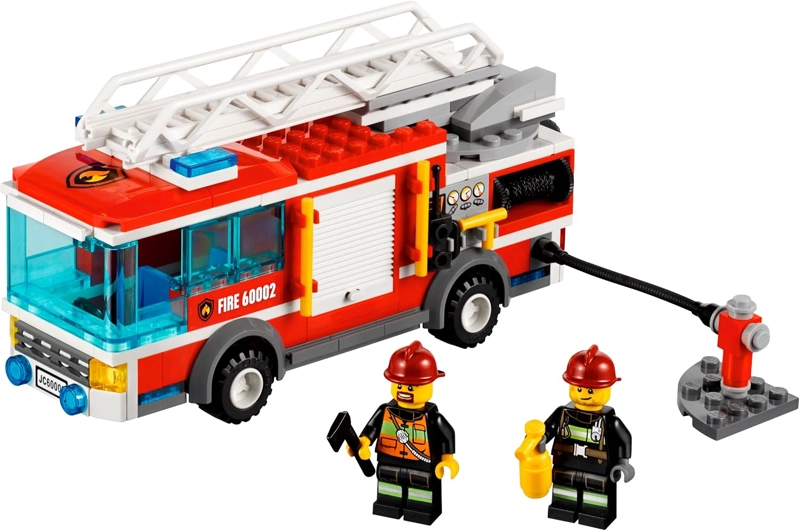 LEGO CAMION DE BOMBEROS DE LA CIUDAD 60002 - 1