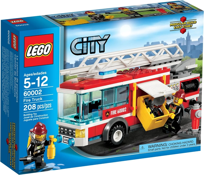 LEGO CAMION DE BOMBEROS DE LA CIUDAD 60002 - 2