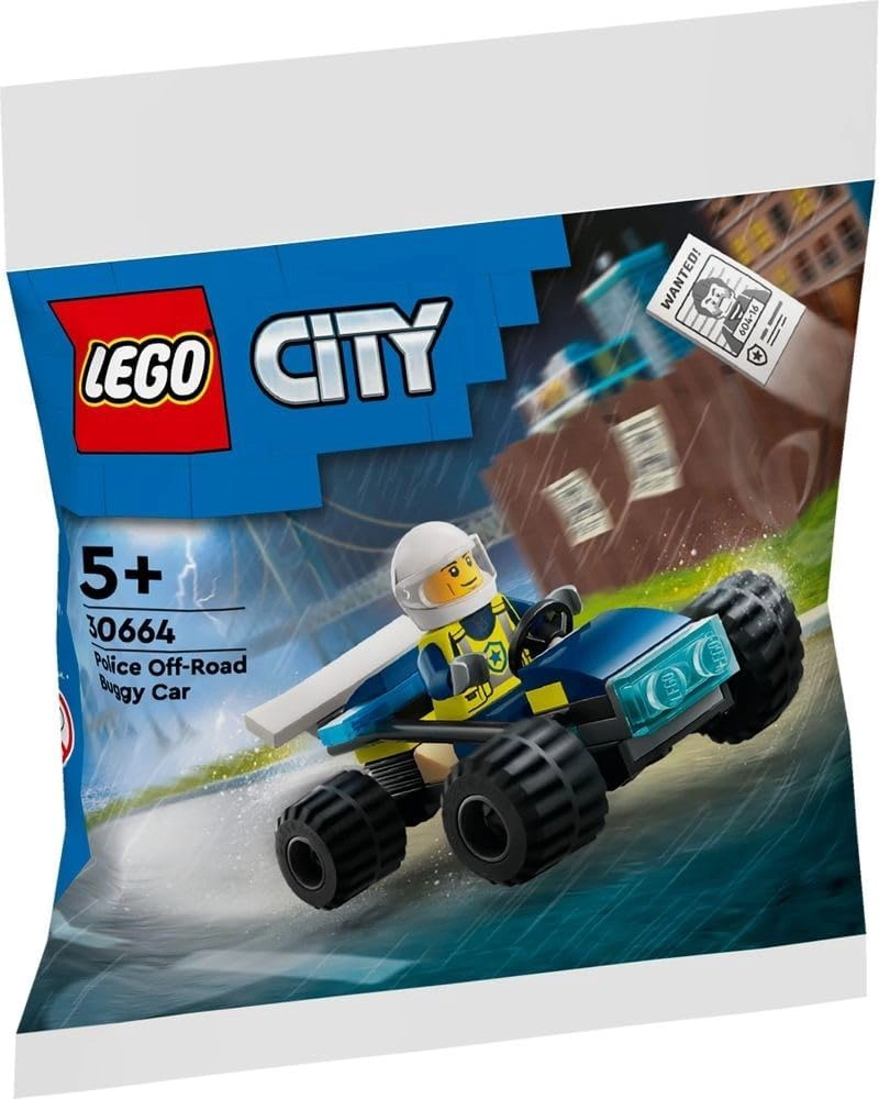 LEGO TOWN 30664 - COCHE DE POLICIA TODOTERRENO DE LA CIUDAD EN BOLSA DE PLASTICO - 1