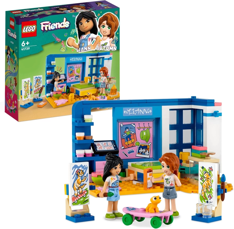 LEGO FRIENDS LIANN S ROOM 41739, JUEGO ARTISTICO PARA DORMITORIO CON TEMATICA ARTISTICA CON LIANN - 1