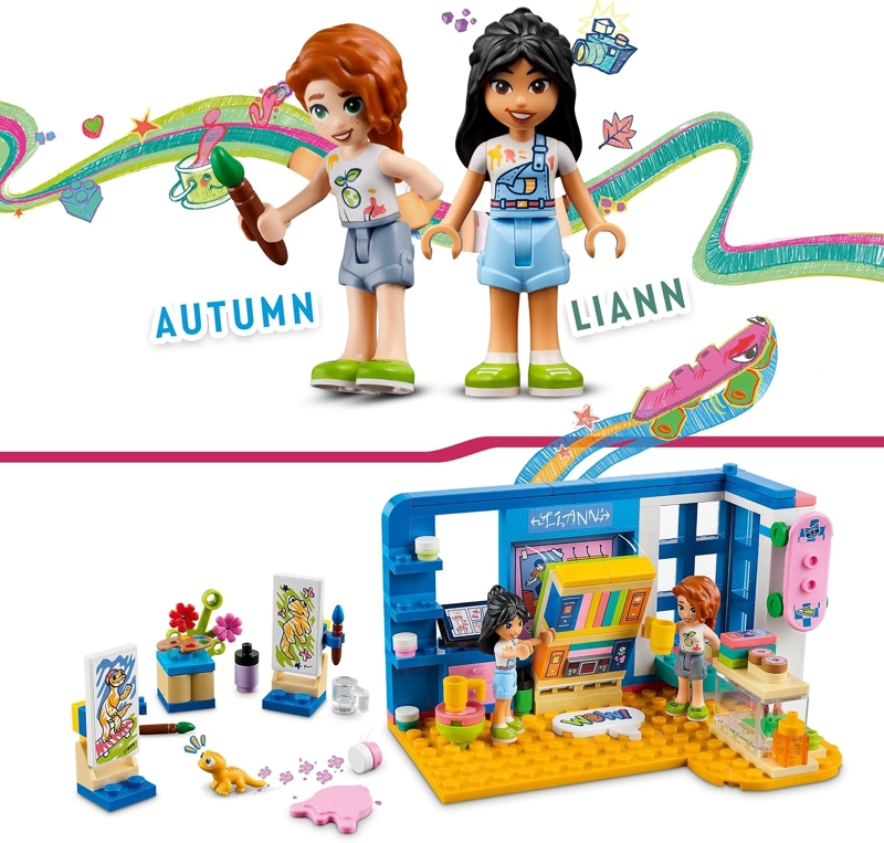 LEGO FRIENDS LIANN S ROOM 41739, JUEGO ARTISTICO PARA DORMITORIO CON TEMATICA ARTISTICA CON LIANN - 3