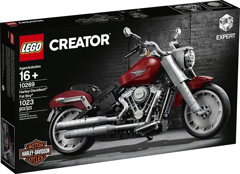 LEGO CREATOR EXPERT HARLEY-DAVIDSON FAT BOY 10269 KIT DE MAQUILLAJE DE CONSTRUCCION 1,023 PIEZAS - 4