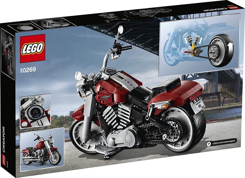 LEGO CREATOR EXPERT HARLEY-DAVIDSON FAT BOY 10269 KIT DE MAQUILLAJE DE CONSTRUCCION 1,023 PIEZAS - 5
