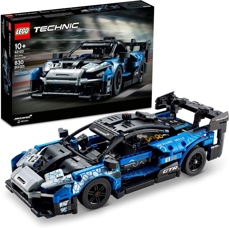LEGO TECHNIC MCLAREN SENNA GTR 42123 RACING SPORTS - KIT DE MAQUILLAJE DE CONSTRUCCION - 1