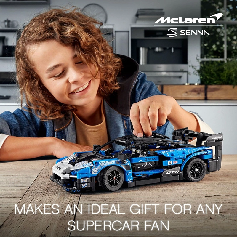 LEGO TECHNIC MCLAREN SENNA GTR 42123 RACING SPORTS - KIT DE MAQUILLAJE DE CONSTRUCCION - 2