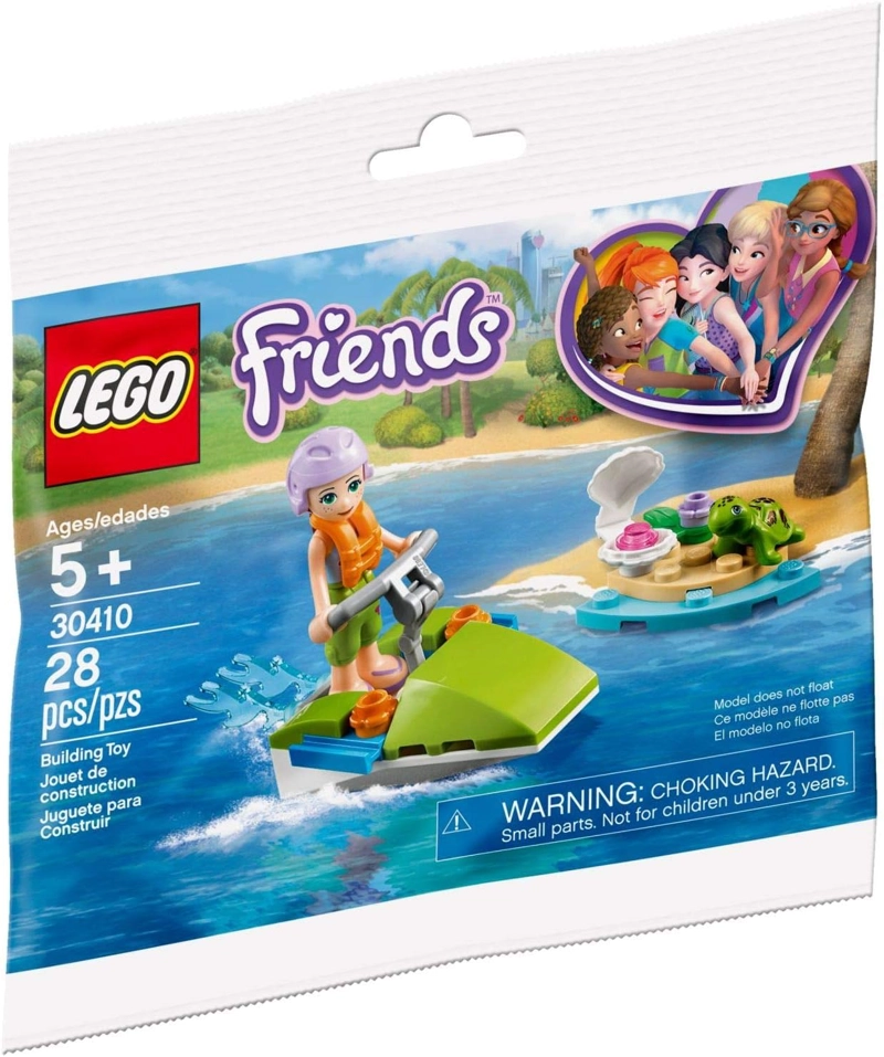 LEGO FRIENDS MIA S WATER FUN 30410 - KIT DE MAQUILLAJE DE CONSTRUCCION 28 PIEZAS - 1