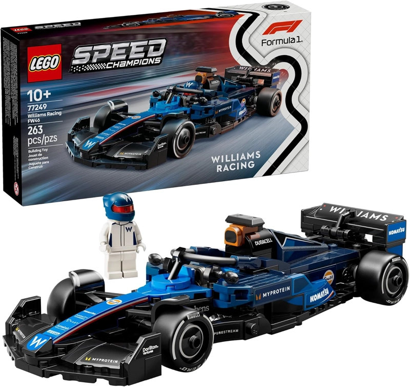 LEGO SPEED CHAMPIONS WILLIAMS RACING FW46 F1 - JUEGO DE CONSTRUCCION PARA NIÑOS, NIÑOS Y NIÑAS, - 1