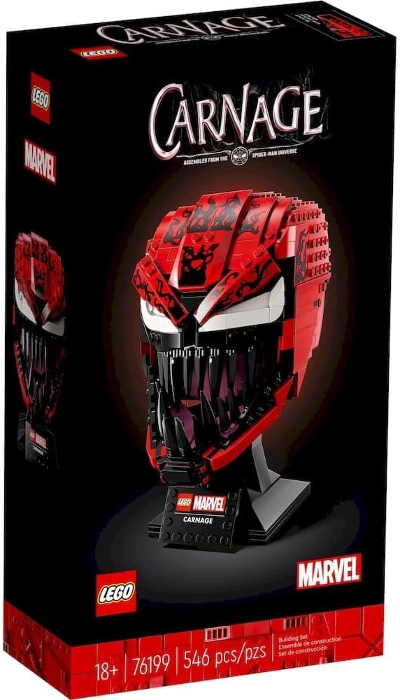 LEGO MARVEL SPIDER-MAN CARNAGE KIT DE MAQUILLAJE DE CONSTRUCCION 76199 - 1