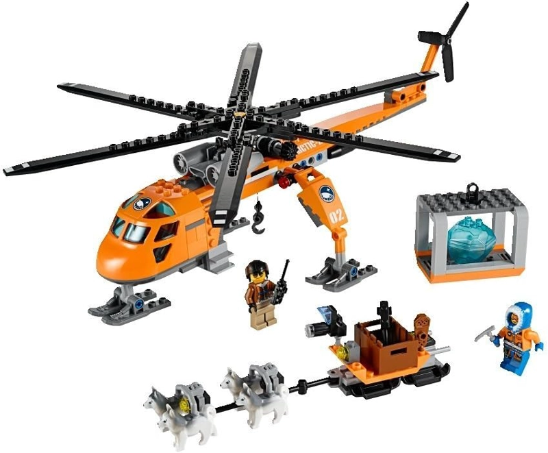 LEGO CITY ARTIC HELICOPTERO GRUA 60034 JUGUETE PARA ARMAR SUSPENDIDO POR EL FABRICANTE - 1