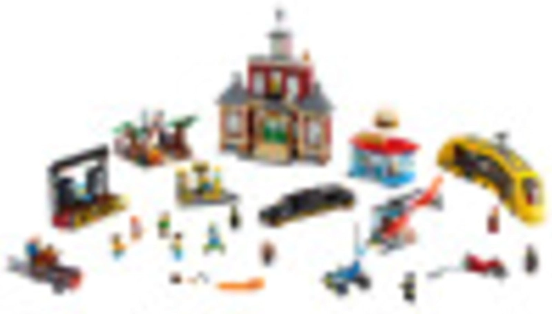 LEGO CITY MAIN SQUARE 60271 KIT DE MAQUILLAJE SET, JUGUETE DE CONSTRUCCION GENIAL PARA NIÑOS, NUEVO - 3