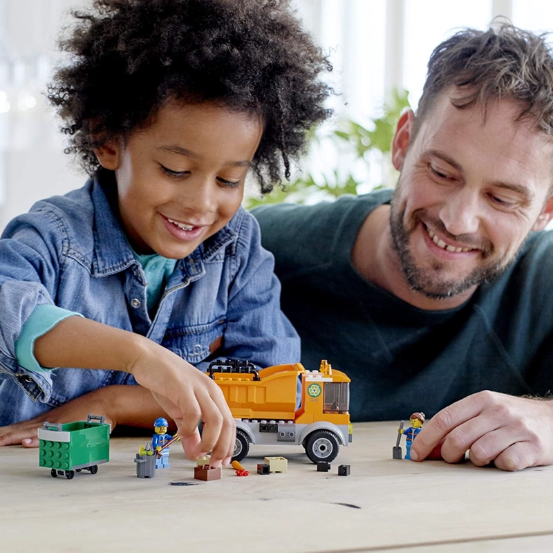 LEGO CITY GREAT VEHICLES CAMION DE BASURA 60220 KIT DE MAQUILLAJE DE CONSTRUCCION 90 PIEZAS - 2