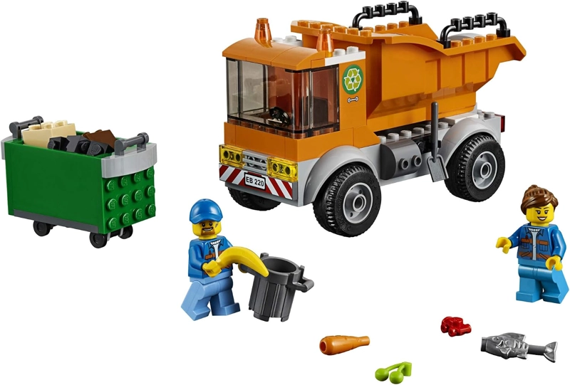 LEGO CITY GREAT VEHICLES CAMION DE BASURA 60220 KIT DE MAQUILLAJE DE CONSTRUCCION 90 PIEZAS - 3