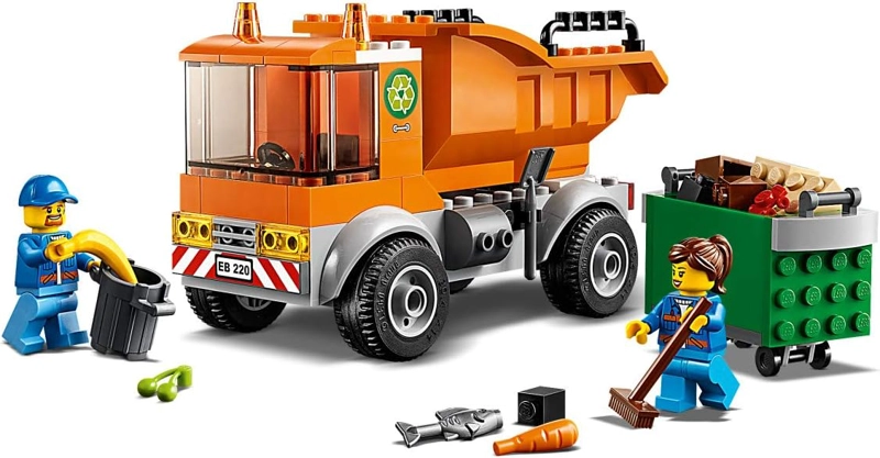 LEGO CITY GREAT VEHICLES CAMION DE BASURA 60220 KIT DE MAQUILLAJE DE CONSTRUCCION 90 PIEZAS - 6