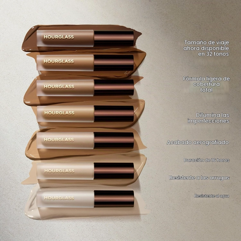 HOURGLASS CORRECTOR DE AEROGRAFO VANISH. CORRECTOR LIGERO E IMPERMEABLE PARA UN ASPECTO NATURAL - 4