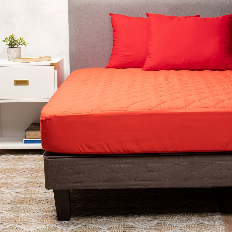 PACK 2 ALMOHADAS COLOR ROJO KEYHOME 50 X 70 CM - 2