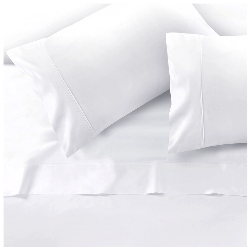 JUEGO DE SABANAS KEYHOME KING 144 HILOS COLOR BLANCO - 2