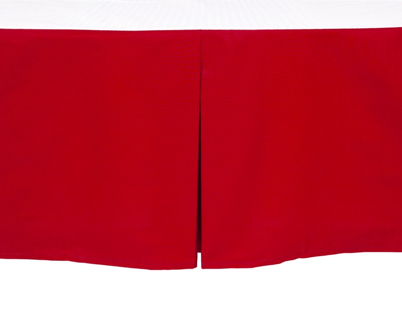 FALDON KEYHOME 2 PLAZAS 144 HILOS - COLOR ROJO - 2