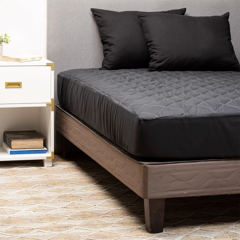 PACK 2 ALMOHADAS COLOR NEGRO KEYHOME 50 X 70 CM - 3