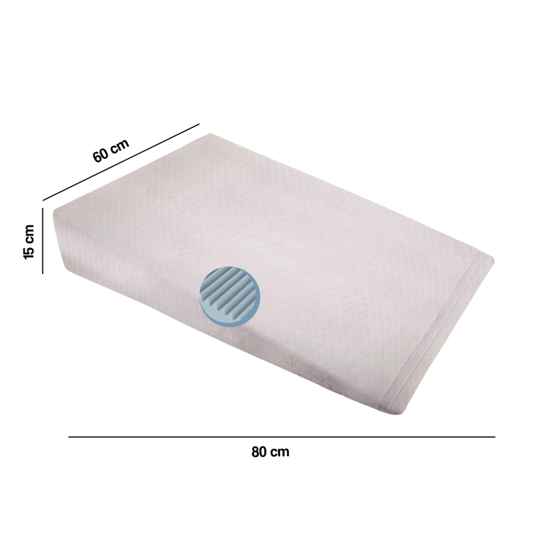 ALMOHADA ANTIREFLUJO BABY IMPERMEABLE 60X80X15 CM - 6