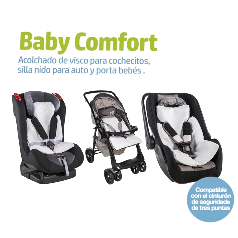 COJIN ALCOCHADO PARA ASIENTO DE BEBE 40X60X5,5 CM - 4