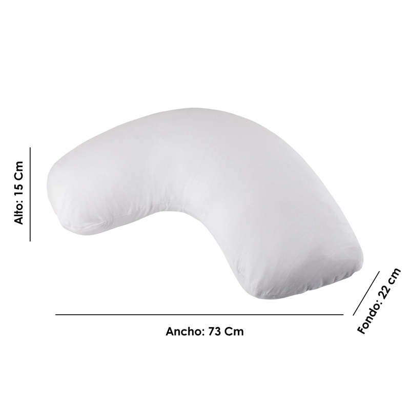 ALMOHADA DE LACTANCIA IMPERMEABLE 73X22X15 CM - 5