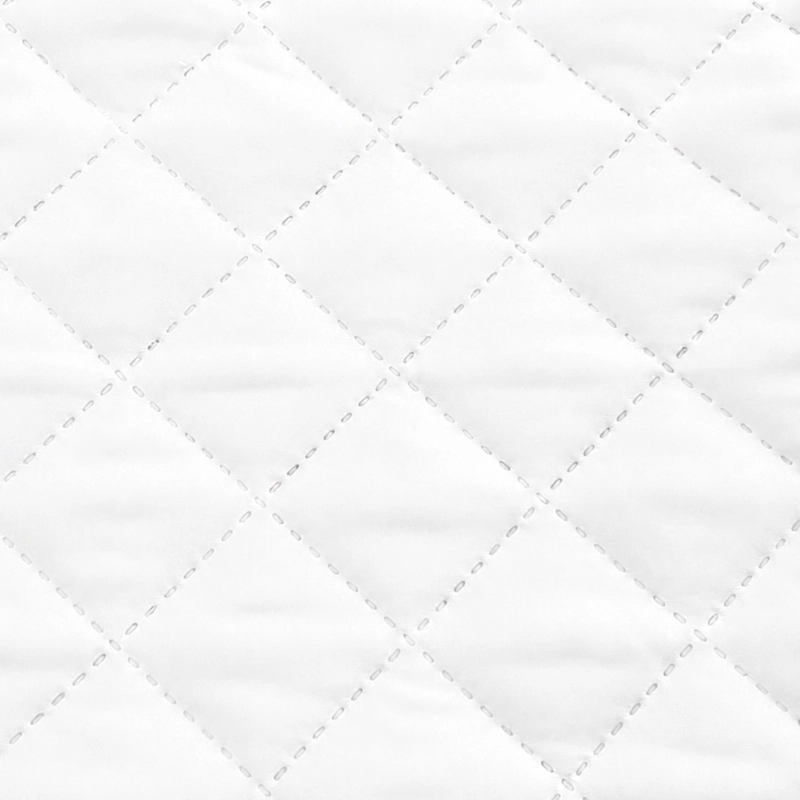 COMBO 2 ALMOHADAS + CUBRECOLCHON CON ELASTICOS  + FALDON BLANCO KING - 5