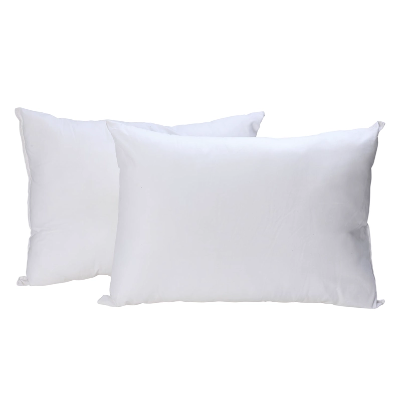 COMBO 2 ALMOHADAS + CUBRECOLCHON CON ELASTICOS  + FALDON BLANCO 1 PLAZA - 2