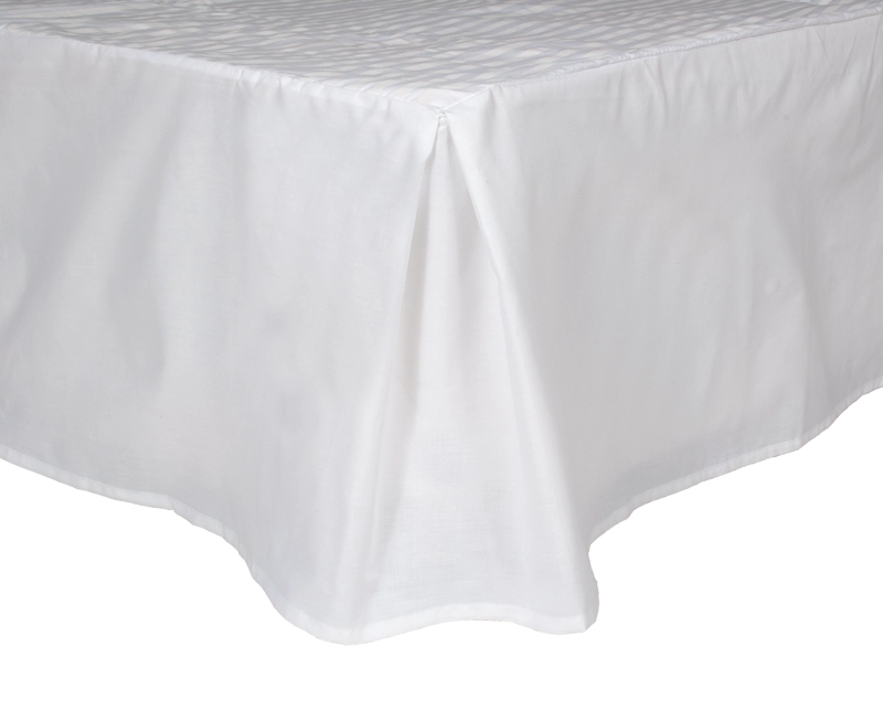 COMBO 2 ALMOHADAS + CUBRECOLCHON CON ELASTICOS  + FALDON BLANCO 1 PLAZA - 4