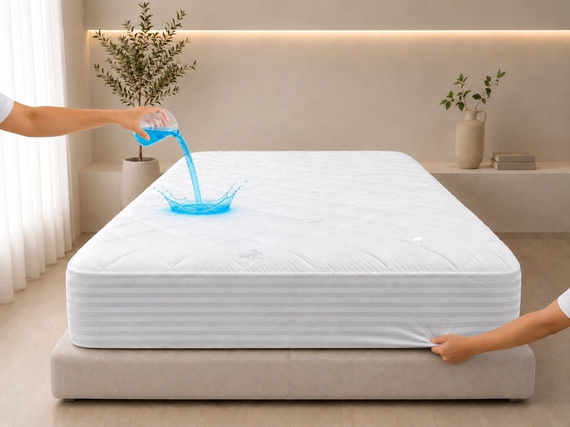 CUBRE COLCHON IMPERMEABLE REPELTEX BLANCO Tamaño SuperKing - 1