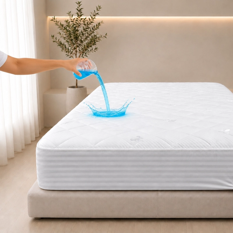 CUBRE COLCHON IMPERMEABLE REPELTEX BLANCO Tamaño SuperKing - 6